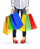 Women Holding Shopping Bags