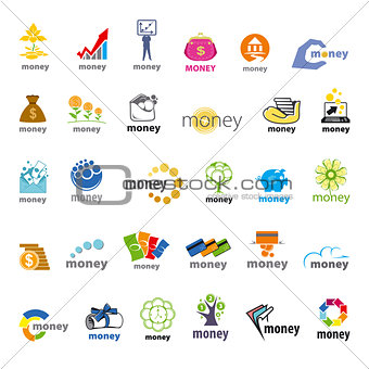 biggest collection of vector logos money, finance 