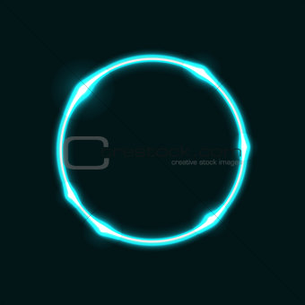 Light blue circle effect  background