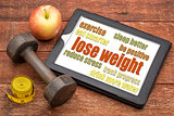 lose weight - tips on a tablet