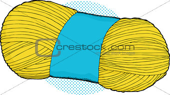 Yellow Bundle of Yarn