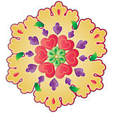 traditional Ottoman design with a pattern of two