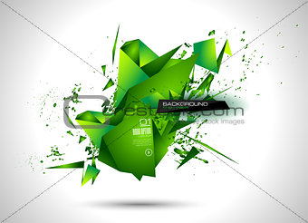  modern poligonal background for brochure and covers
