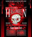 Halloween Horror Party flyer 