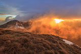 Sunrise in Fagaras Mountains