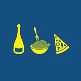 Italian food icons