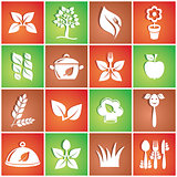 Vegetarian icons
