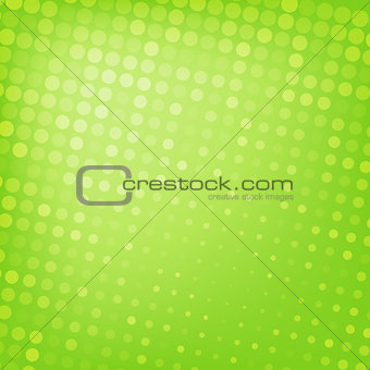 Abstract dotted green background
