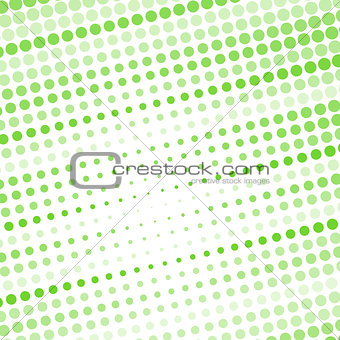 Abstract dotted green background