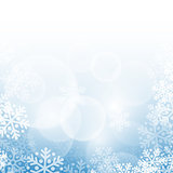 Abstract blue christmas background