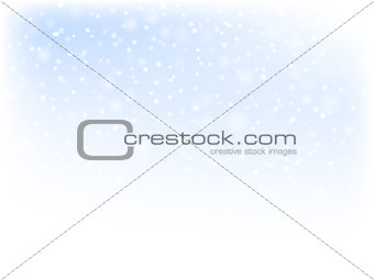 Abstract blue bokeh christmas background