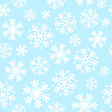 Abstract blue christmas seamless pattern background
