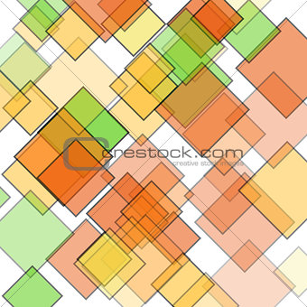 Abstract square colorful background