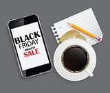 Black Friday Sale Icon Vector Illustration