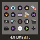 Flat icons set 5