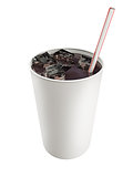 paper cup with cola