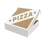 Pizza box with custom design