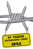 No pass bacteriological danger