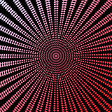 Design colorful circle movement illusion background