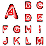 Design ABC letters from A to M