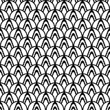 Design seamless monochrome abstract pattern