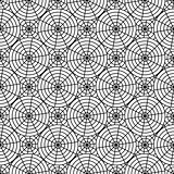 Design seamless monochrome spider web pattern