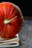  pumpkin on wooden background