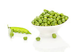 Peas in bowl.