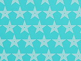 Blue star pattern
