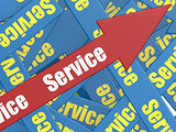 Service arrow