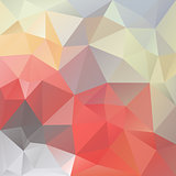 pastel love triangular background
