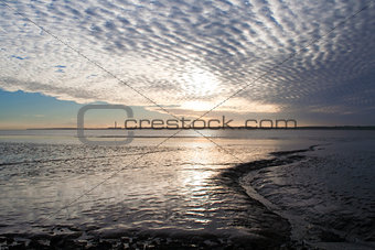 View from Thorney Bay, Canvey Island, Essex, England