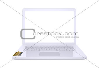 Laptop with wheels combination code