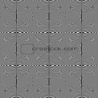 Seamless geometric pattern. Op art texture. 