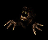 Monster in dark