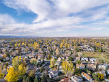 Fort Collins aerial view