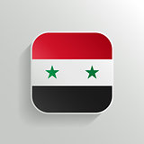 Vector Button - Syria Flag Icon on White Background