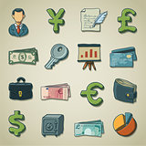 Freehand icons - Banking