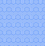 Seamless blue geometric texture. 