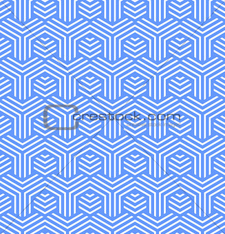 Seamless blue geometric texture. 