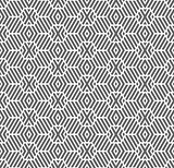 Seamless geometric texture. Hexagons pattern