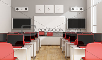 Modern multimedia classroom