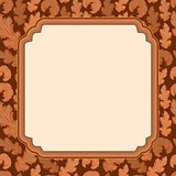 Decorative frame with leaves 1