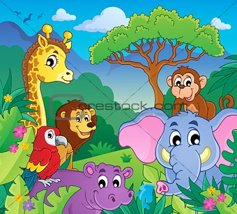 Image with jungle theme 9