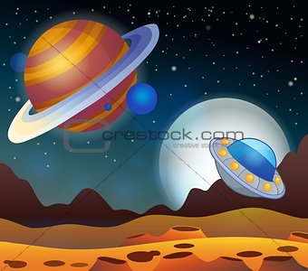Image with space theme 2