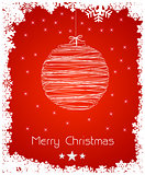 abstract christmas decoration background, easy all editable
