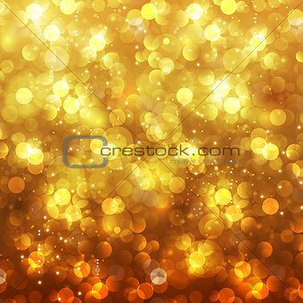 Festive Christmas and New Year feast bokeh background, easy edit