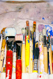 lots of various artists brushes