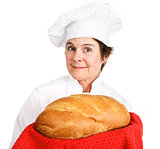 Chef with Fresh Bread