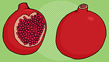 Pomegranate Close Up
